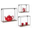 Clarisa Wall Shelf Set, Wire Design