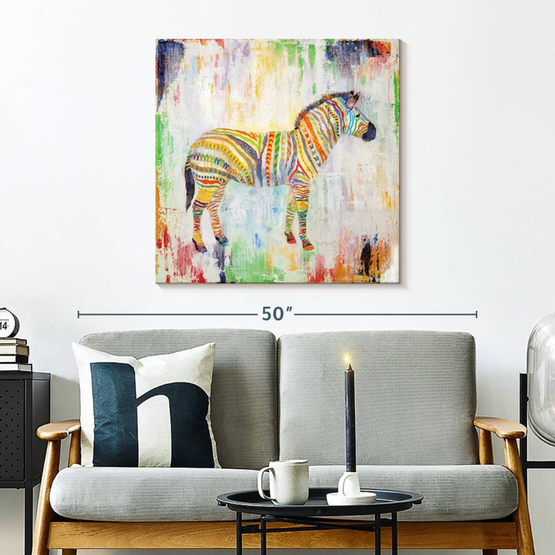 Brampt Magical Zebra, 30" H x 30" W