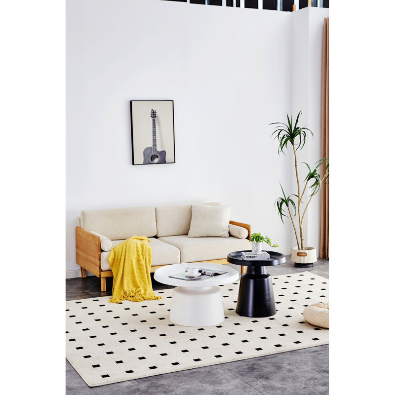 Set Of 2 Round Metal Side Coffee Table