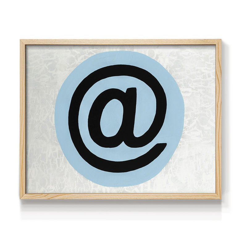 At -Framed Print - Restickable, Natural, 16" H x 20" W