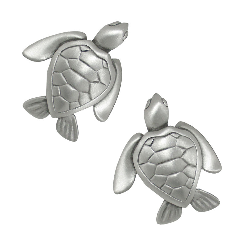 2" Turtle Knob, Brushed Nickel, 2", 2