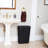  50L Slim Laundry Hamper, Clothes Basket, Lid, Plastic-127321047-127321048