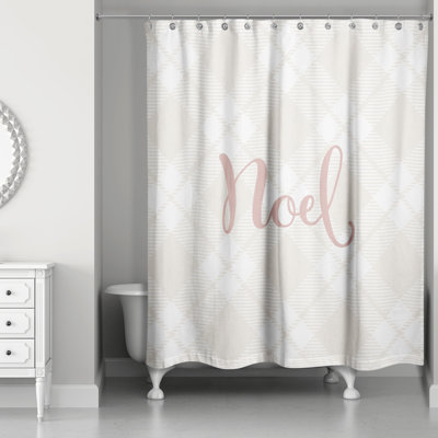 Asger Geometric Shower Curtain
