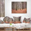 Feuilles dans la forêt d'automne épaisse - Coussin décoratif imprimé forêt-29895646-89812210