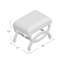 Papke Solid Wood Accent Stool