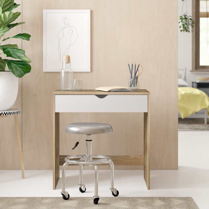 Wilma Writing Desk, Oak/White