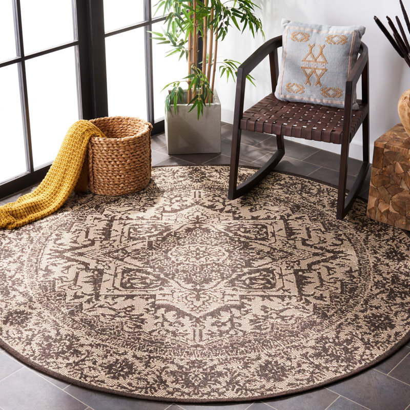 Tapis d'intérieur / extérieur Donivin Performance, Rond 6 pi 7 po