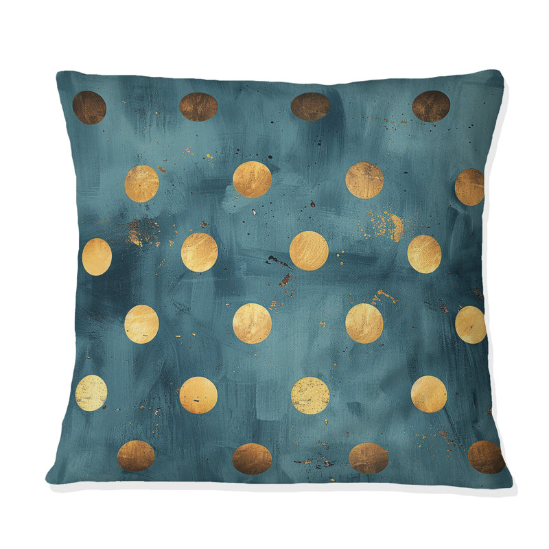Coussin Glam Poka Dots II - Glam, H 16 po x l 16 po