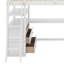 Lit mezzanine simple avec bureau et tablettes-118032024-118032025