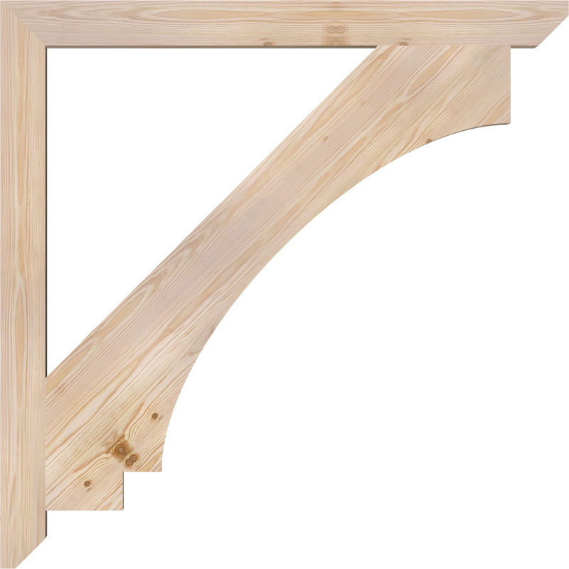 Support lisse à lattes 3 1/2 po x P 44 po x H 44 po, sapin Douglas, Douglas (lisse), H 44 po x l 3,5 po x P 44 po