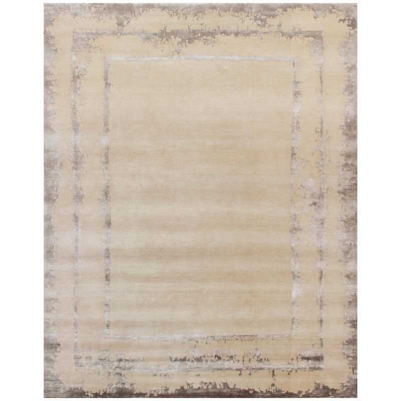 Area Rug in Sillver, Rectangle 6' x 9'