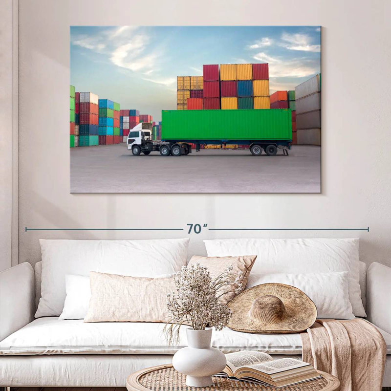 Mehar Cargo Truck, 34" H x 51" W