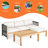 3 - Person Patio Conversation Set with Cushions