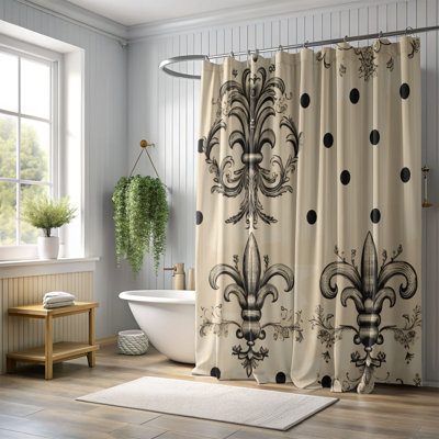 Rideau de douche Rich Damask - Premium