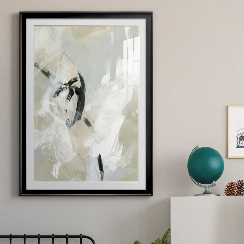 " Scribble Veil II ", Black, 42.5" H x 30.5" W x 1" D