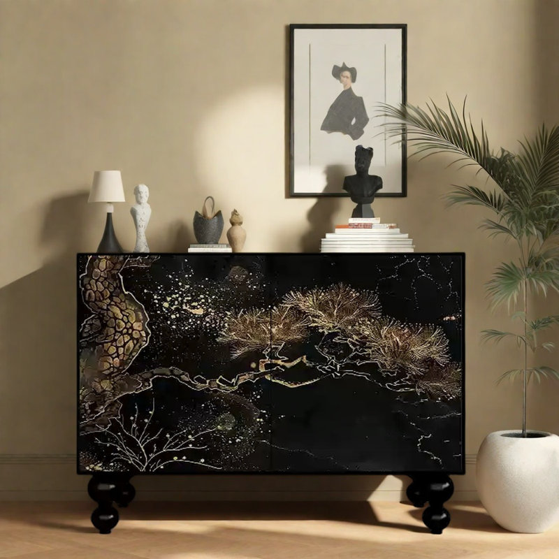 High-End Black Sideboard