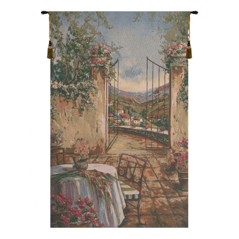 Loom Woven Cotton Blend Wall Hanging, 70" H x 55" W