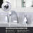 8 in. Widespread Deck Mounted Double Handle Bathroom Faucet-103448232