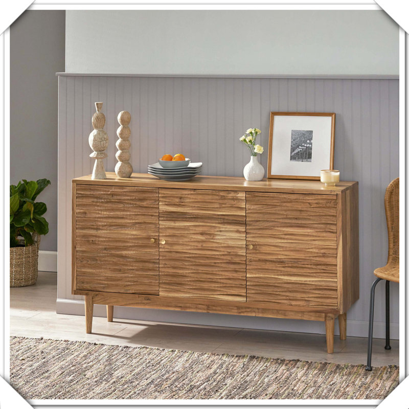 Three-Door Sideboard Functional Versatile Practical Stylish Storage Elegant Compact