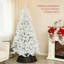 Arbre de Noël artificiel de 6 pi de hauteur, arbre de Noël non éclairé avec 1000 pointes de branches, ouverture automatique, base en acier, décoration des Fêtes pour le bureau personnel