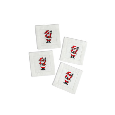 Jolly Santa Cocktail Napkins