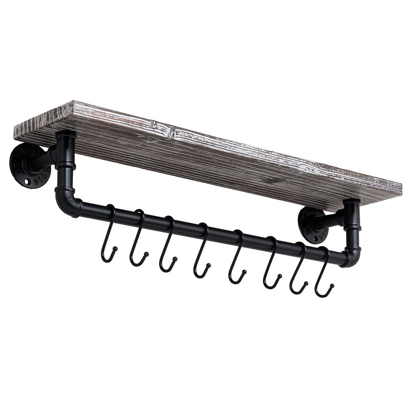 Barre à serviettes en métal pour salle de bain
