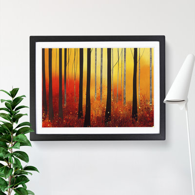 Bright Autumn Forest - Single Picture Frame Print