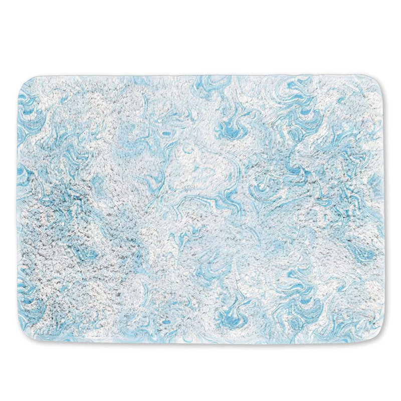 Tapis de bain en microfibre / microsuède, L 21 po x L 34 po