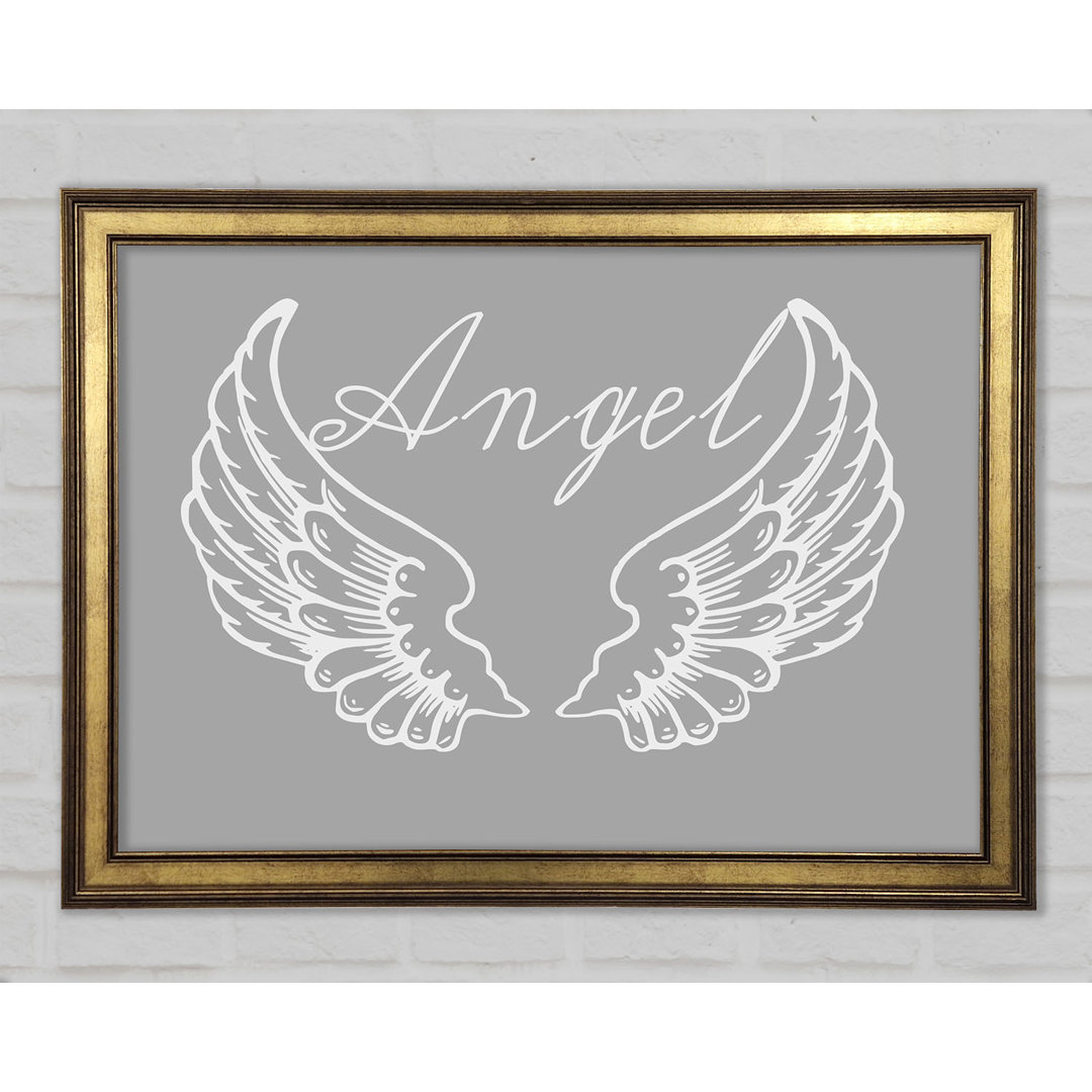 Angel Wings 4 Gerahmter Druck