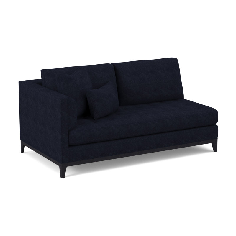 Canapé modulaire Paramount, Ébène vintage, Lin ensoleillé