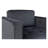 30" W Polyester Swivel Armchair