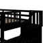 Lit superposé simple avec lit gigogne et rangement organisé pour adultes-736168267