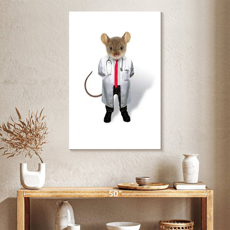 Mouse Doctor, 39" H x 26" W
