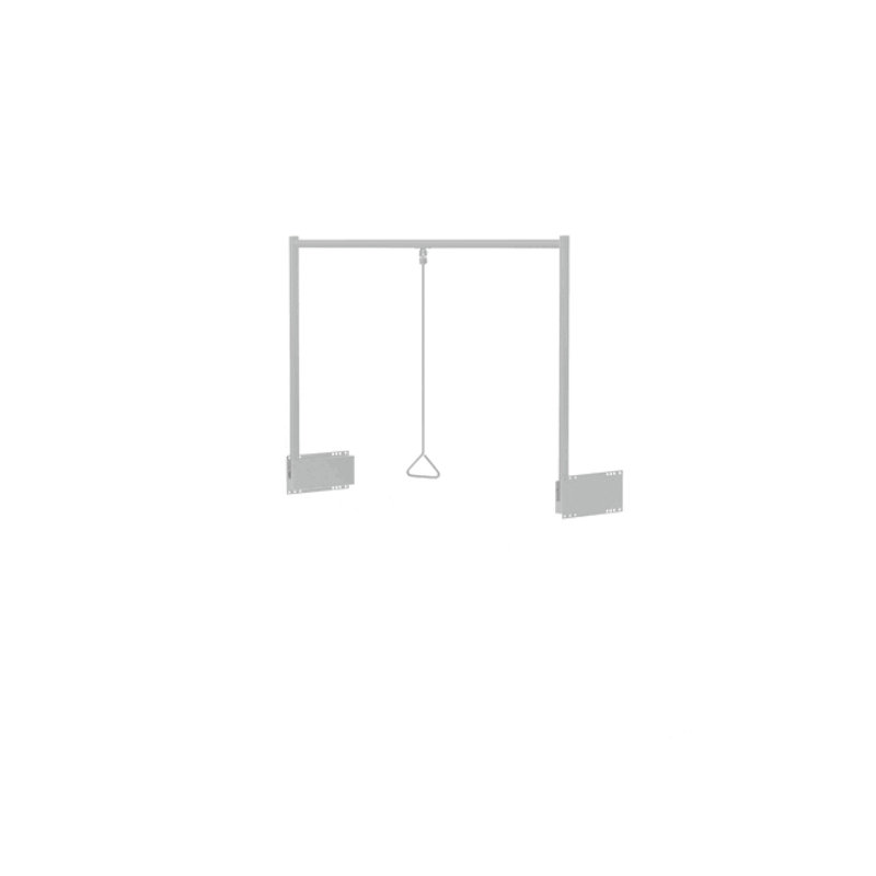 Satin Chrome Adjustable Pull-Down Closet Rod for Custom Systems