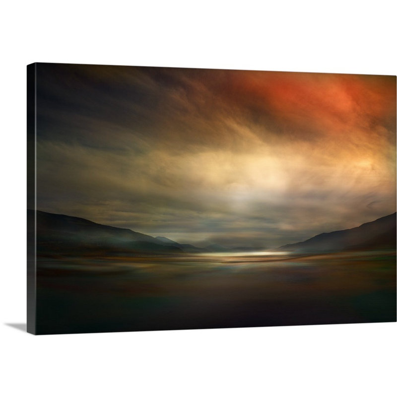 «Arrow Lakes» par Ursula Abresch - reproduction de photo sur toile, H 24 po x l 36 po x P 1,5 po