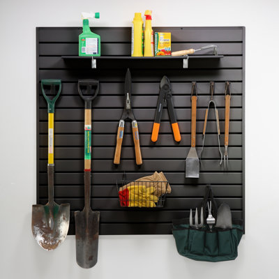 77-Piece Plastic Slat Wall Kit