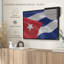 Drapeau cubain, reproduction sur toile-731132880