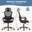 Rolling Work Chairs with Wheels and Adjustable Headrests-1694103167-1694103166