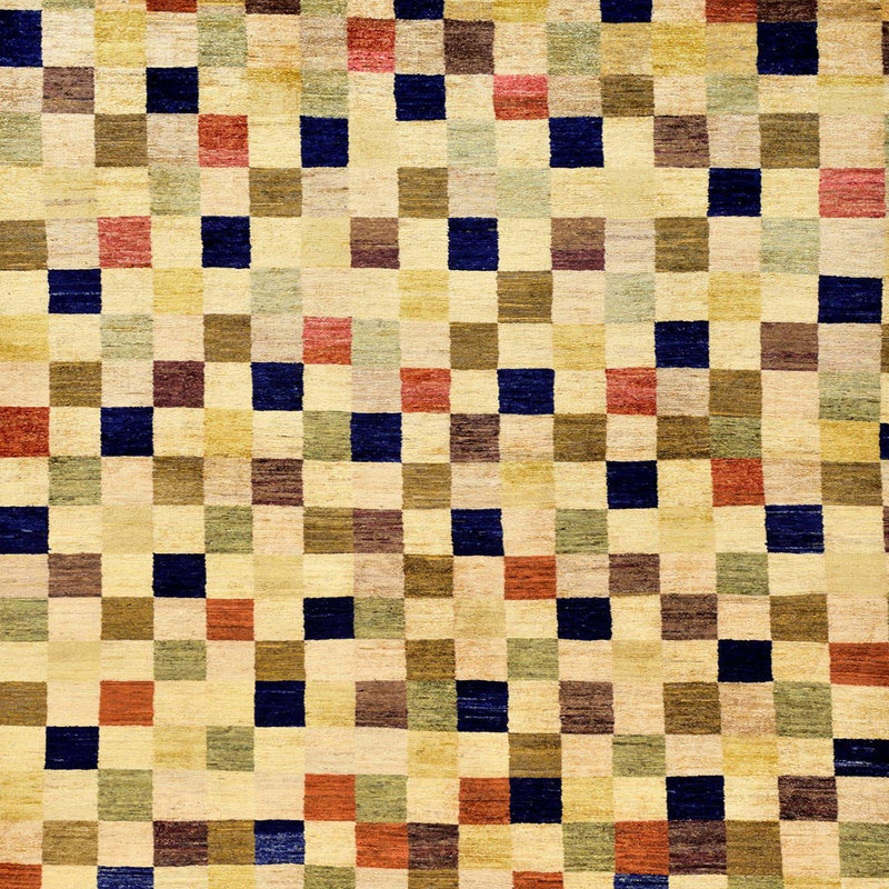 Abstract Indoor Rug, Square 8'