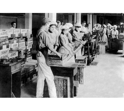 Campbell's Soup Can Packing, Philadelphia, PA' Photographic Print