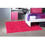 Tapis décoratif rose Touffeté à motif floral 5 pi x 7 pi-16339414