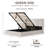 Juanetta Hydraulic Lift Up Storage Wingback Upholstered Platform Bed-881796716-881796717