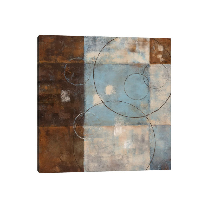 Double Vision I by Nan - Painting on Canvas, Wrapped Canvas, 45.72 cm H x 45.72 cm W x 1.91 cm D