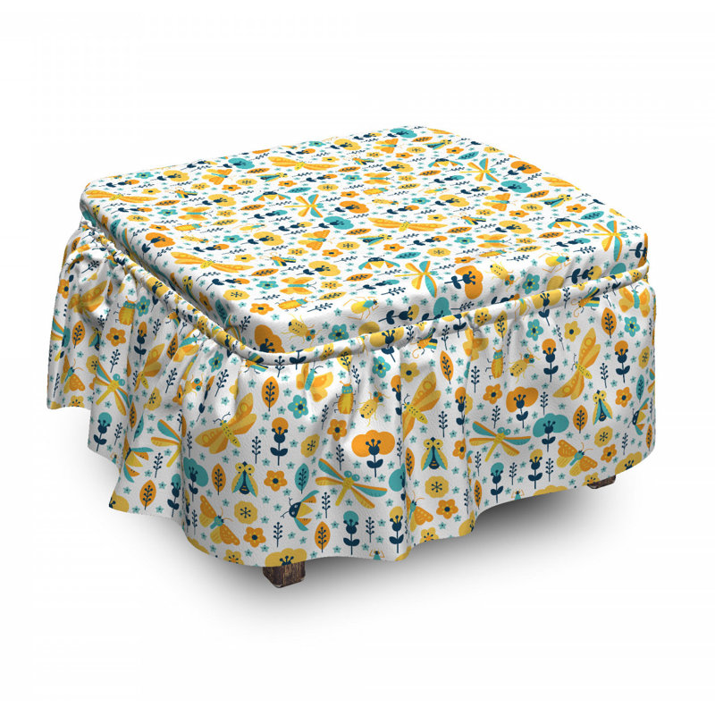 Housse pour floral repose-piedss et bugs