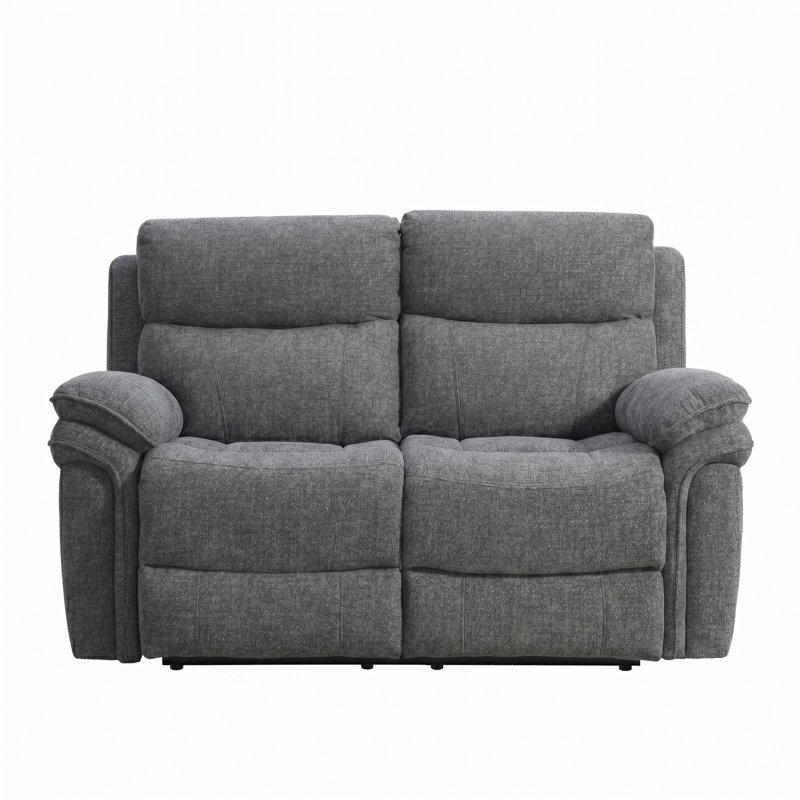 Coombs 2 Seater Electric Reclining Loveseat, Dark Grey