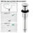 Pop-up Bathroom Sink Drain Without Overflow-101313832