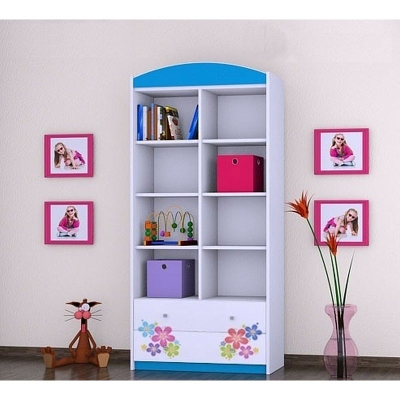 Nia 183cm H X 88cm W Kids Cube, Blue