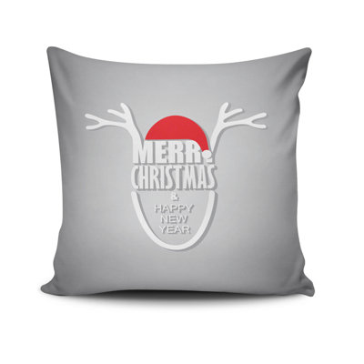 Coussin décoratif Danita, 17,0 x 17,0 po, 50% coton / 50% polyester, lavable à la machine, repassable, rembourrage en silicone, fermeture à glissière dissimulée | Coussin décoratif doux et élégant pour le salon, la chambre à coucher et le bureau