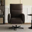 Fauteuil d'appoint inclinable électrique en velours pivotant 360 ° avec charge de type C, fauteuil inclinable électrique pour le bureau à domicile et le salon, installation rapide, cuisinière brune, rembourré, installation sans effort,