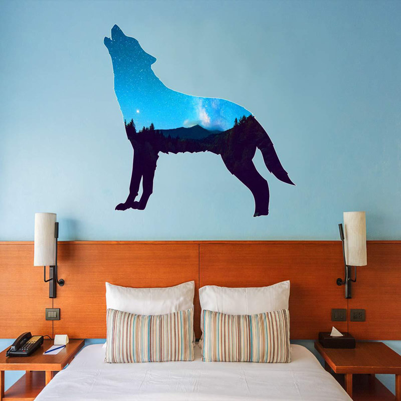 Animals Wall Decal, 12"H X 12"W